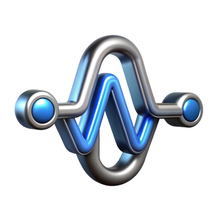 Foto el logotipo de modern circuitry pulse para el diseño de ilustraciones de íconos tecnológicos