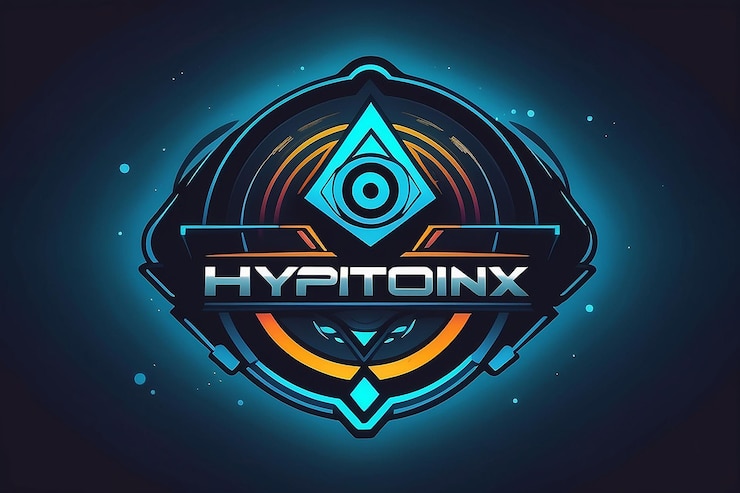Foto el logotipo moderno de duotone hypnix gaming