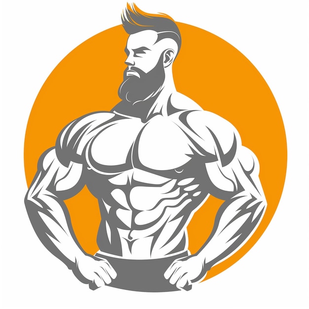 El logotipo moderno del gimnasio