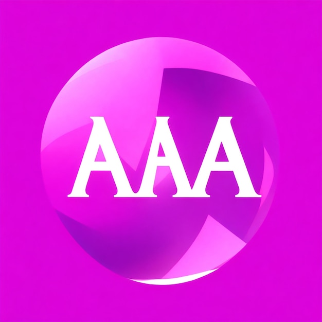 Logotipo morado y rosa.