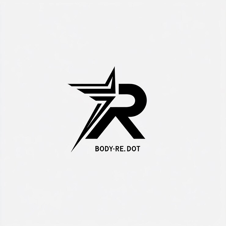 Foto un logotipo negro para el culturista un símbolo de culturista
