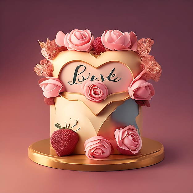 Logotipo y nombre de Love Cake Patisserie