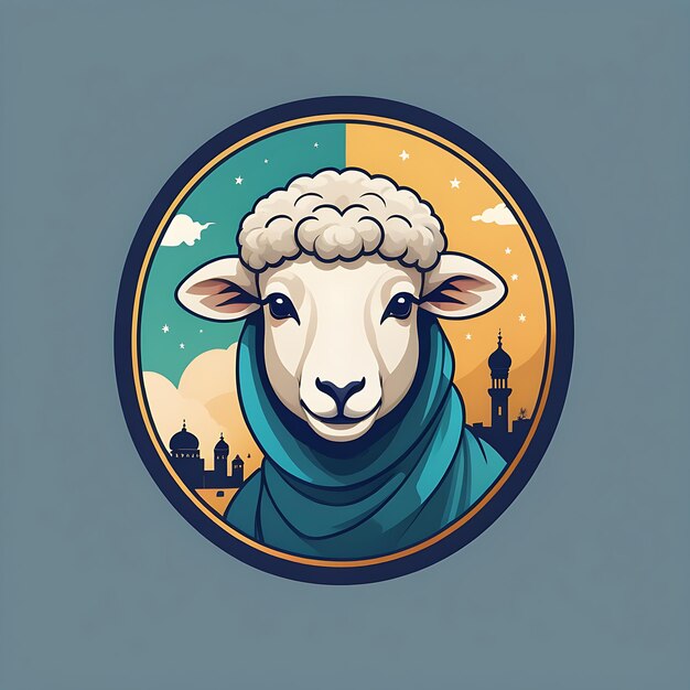 Logotipo de oveja Eid