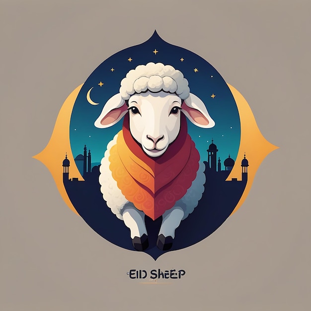 Logotipo de oveja Eid