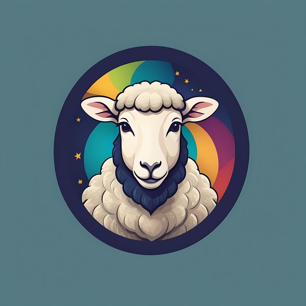 Logotipo de oveja Eid