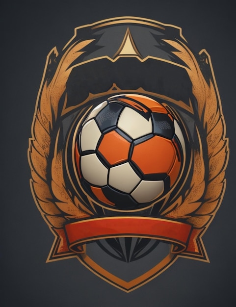 Foto logotipo para futebol e esportes