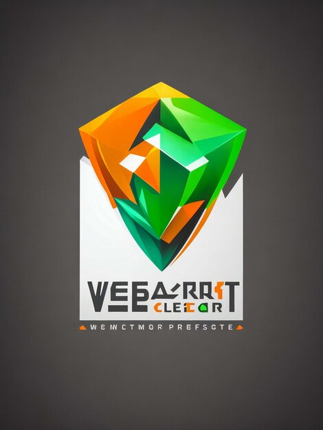 Foto logotipo para uma página da web chamada webcraft branco limpo