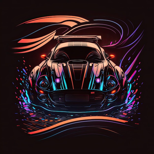 Logotipo para videogames de corrida de carros