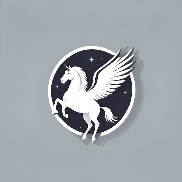 Foto el logotipo de pegasus