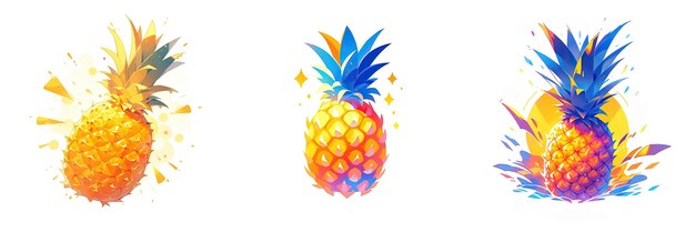 Foto el logotipo de la piña 2d