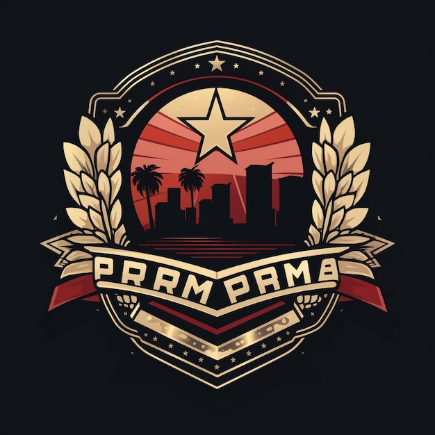 Logotipo de PMERJ estilo FiveM GTA RP para mi servidor de la Academia GTA RP