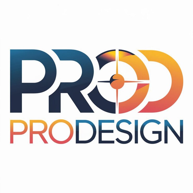 Foto el logotipo de prodesign