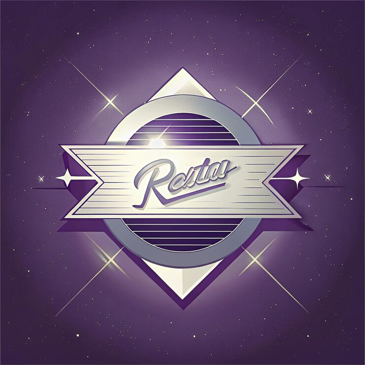 Foto un logotipo púrpura para una marca un logotipo para una marca de kaleidos