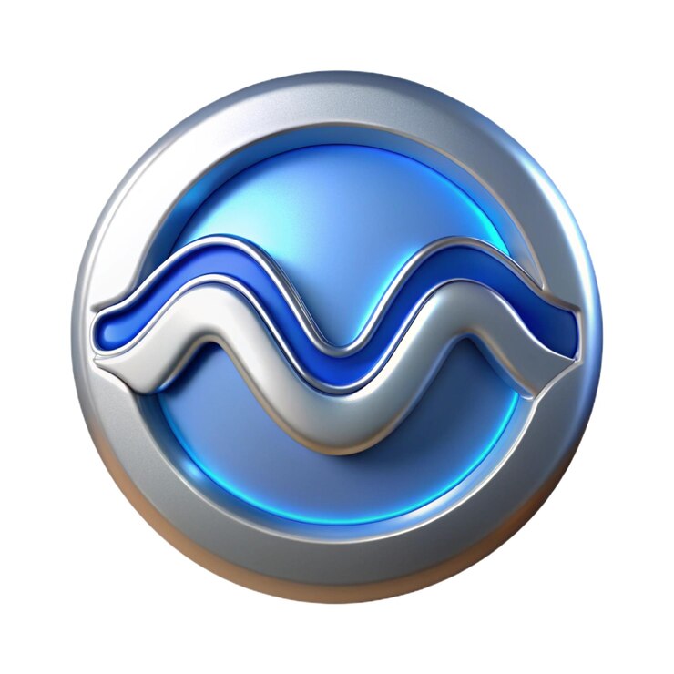 Foto el logotipo de quantum pulse para la ilustración tecnológica diseño de íconos marca tecnológica futurista