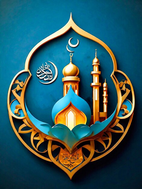 Foto el logotipo de ramadhan kareem