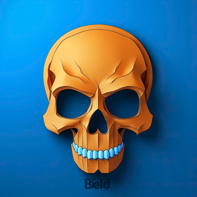 logotipo de reddit en forma de calavera