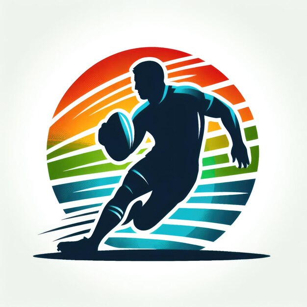 Foto logotipo rugby americano logotipo esporte