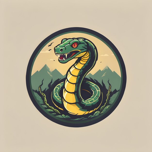 El logotipo de la serpiente