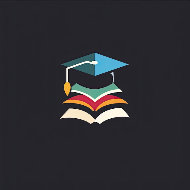 Logotipo simples da educação