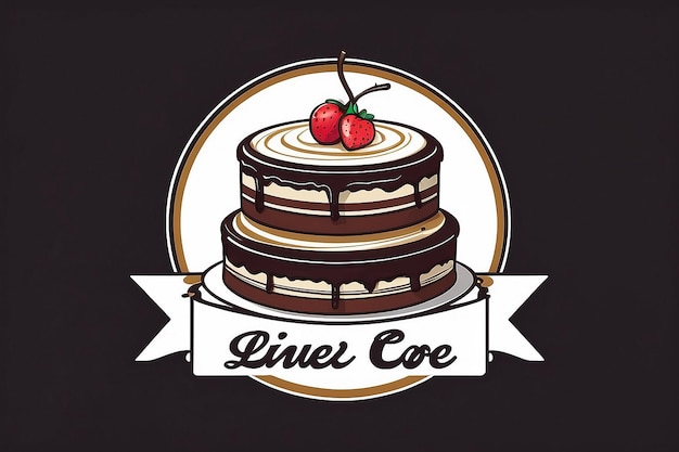 Foto el logotipo de la tarta
