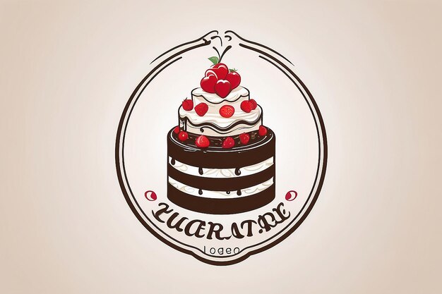 El logotipo de la tarta