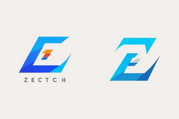 Logotipo de la tecnología de datos de la letra Z