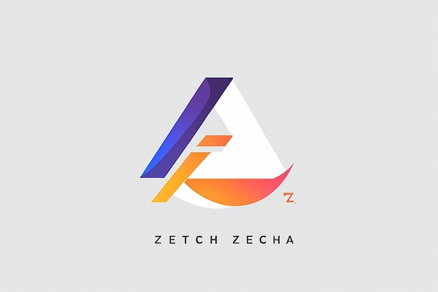 Logotipo de la tecnología de datos de la letra Z