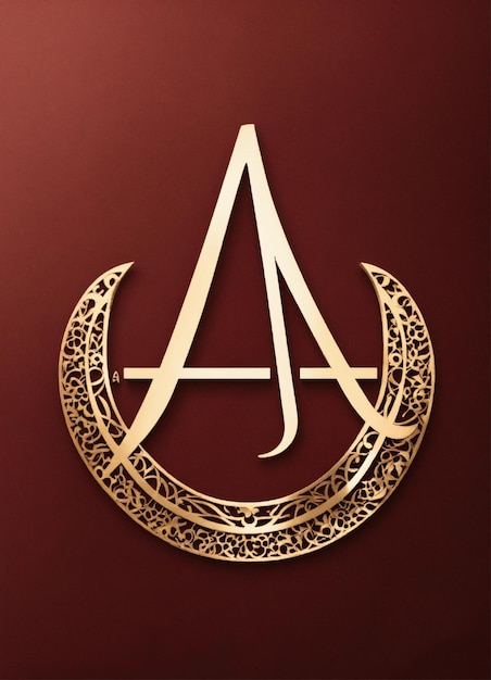 El logotipo de la tienda compuesto por las letras AJIA es simple y elegante con un fuerte sentido del diseño