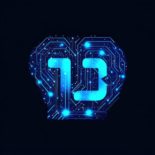 Logotipo único para la Inteligencia Artificial con imágenes atractivas