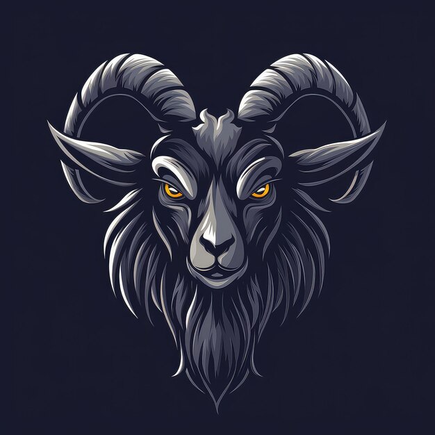 Logotipo vetorial da Ilustração da Cabra