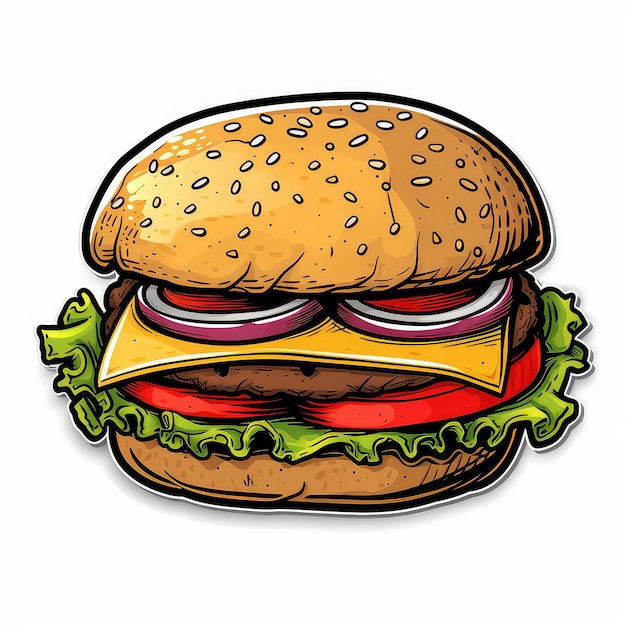 Logotipo vetorial da Ilustração do Burger