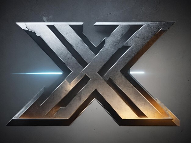 Foto el logotipo de x