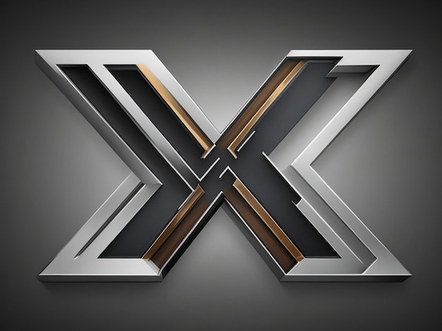 Foto el logotipo de x