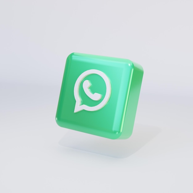 Logotipos 3D de mídias sociais