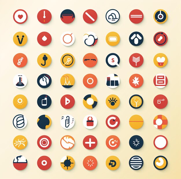 Foto logotipos de mídia social em estilo