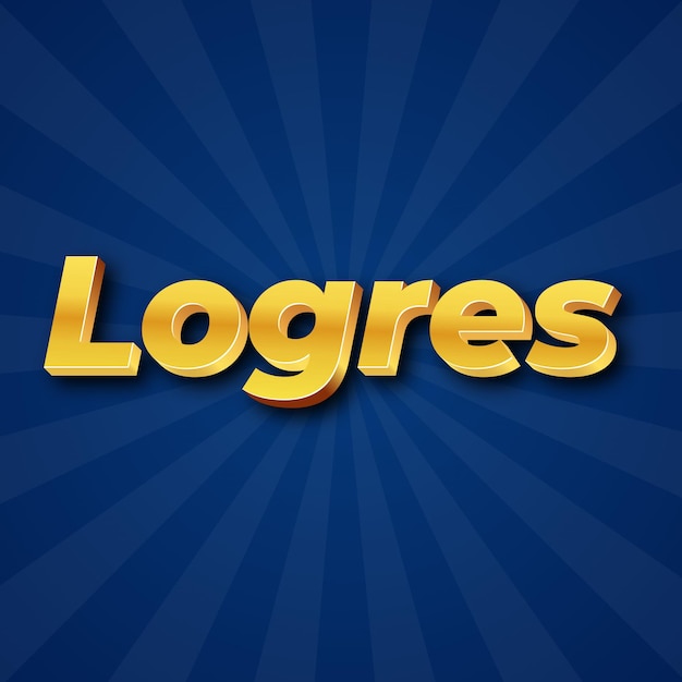 Logres Texteffekt Gold JPG attraktives Hintergrundkartenfoto
