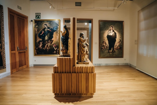 LOGRONO SPAIN nov 2021 interiores do museu Museo La Rioja