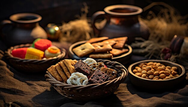 Lohri-Süßigkeiten und traditionelle Snacks