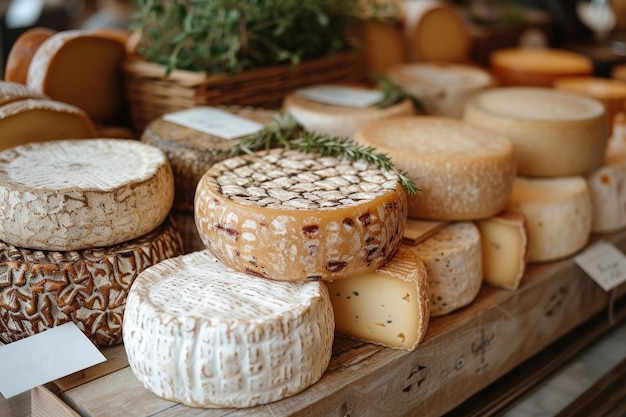 Loja de queijo artesanal que destaca o artesanato artesanal