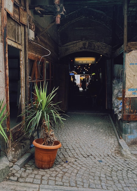 Lojas de souvenirs no centro histórico da cidade