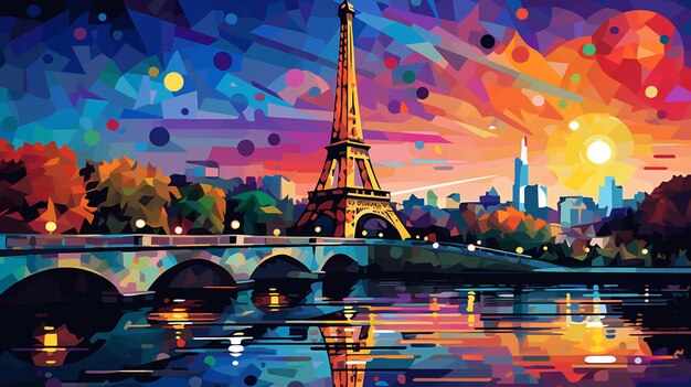 Londres en el estilo de wpap