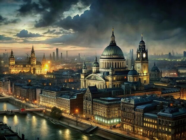 Londres histórica à noite