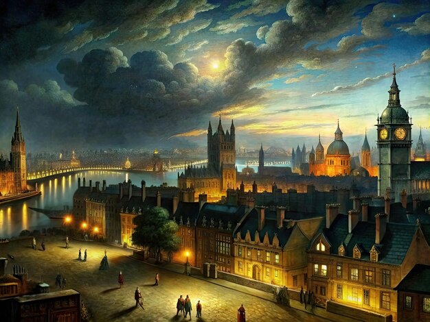 Londres histórica à noite