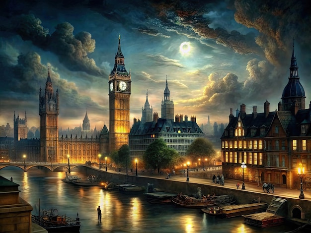 El Londres histórico por la noche