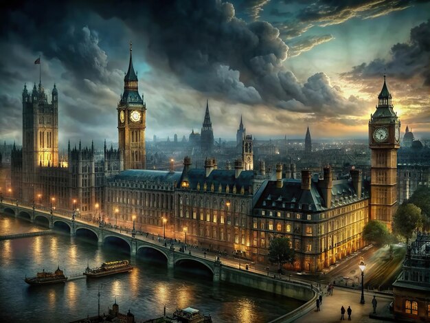 El Londres histórico por la noche