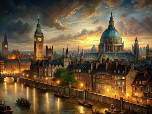 El Londres histórico por la noche