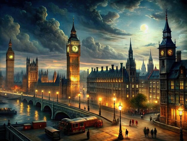 El Londres histórico por la noche