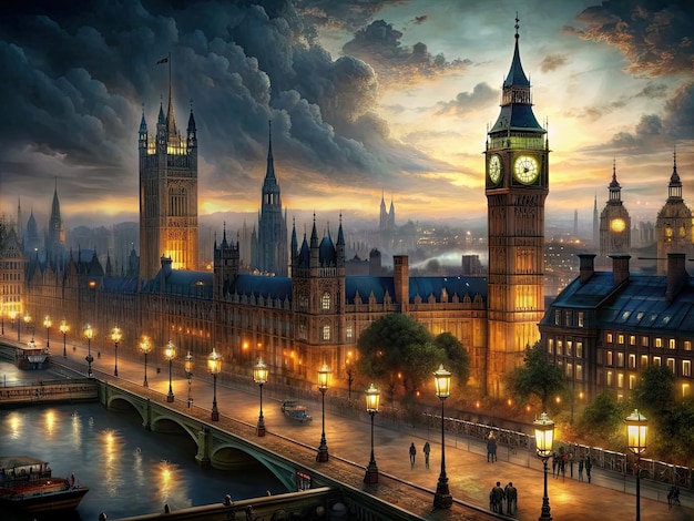 El Londres histórico por la noche