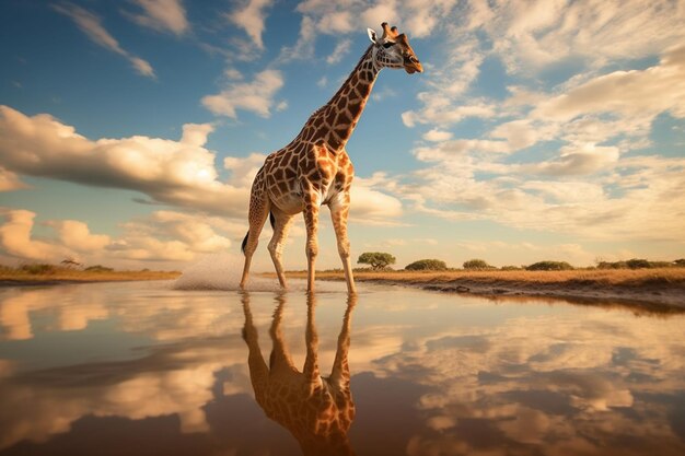 lone Giraffe