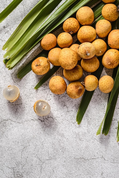 Longan thailändische Frucht